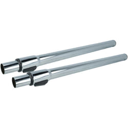 vhbw 2x Tube d'aspirateur compatible avec Dirt Devil Infinity VS8 Loop, Infinity VS8 Carbon Loop aspirateur - raccord 32 mm, 58 - 96cm, chromé