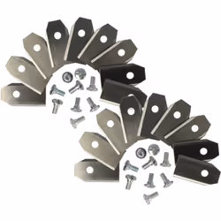 vhbw - the clever way Lames de couteaux de rechange ultra tranchantes pour tondeuse à gazon ou tondeuse-robot - Compatibles a ...