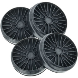 4x Filtres à charbon actif compatible avec Bosch DWP96BC50, DWP94BC60, DWP94BC60/01, DWP94BC50, DWP94BC50/01 hotte aspirante - 19 cm - Vhbw