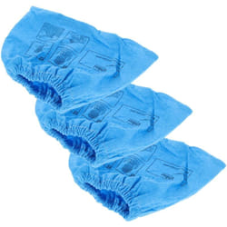 3x Filtre textile compatible avec Parkside pwd 12 A1, 20 A1 aspirateur sec et humide - Sac filtrant, lavable bleu - Vhbw