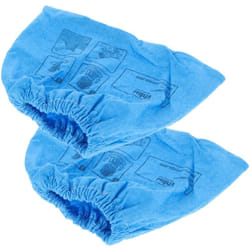 2x Filtre textile compatible avec Parkside pwd 12 A1, 20 A1 aspirateur sec et humide - Sac filtrant, lavable bleu - Vhbw