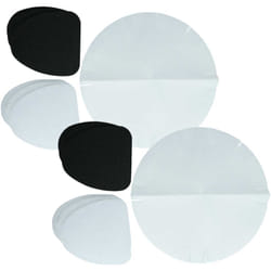 6x filtre à charbon actif, 6x filtre à graisses, 6x filtre papier compatible avec DeLonghi F18436 friteuse - 18 filtres - Vhbw