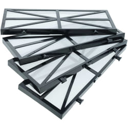 Vhbw - 4x Filtres compatible avec Maytronics Dolphin Pool in, Moby, M200 aspirateur, nettoyeur piscine - Coussinets, 27,7 x 12,3 x 6,1 cm