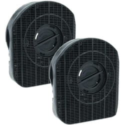 2x Filtres à charbon actif remplacement pour Indesit Mod. 200, DKF42, CHF200/1 pour hotte aspirante - Vhbw