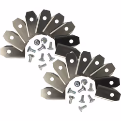 vhbw - the clever way Lames de couteaux de rechange ultra tranchantes pour tondeuse à gazon ou tondeuse-robot - Compatibles a ...