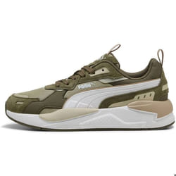 Baskets Puma X-ray 3 Sd Lux Army-puma White-loden Gre Vert Mixte
