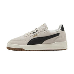 Basket Basse Cuir Puma Shuffle Downtown SD - Vapor Gris Puma Noir Or
