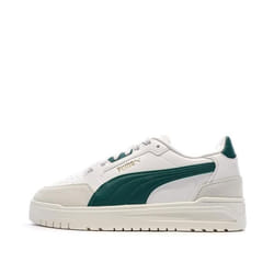 Baskets Blanc/Vertes Homme Puma Shuffle