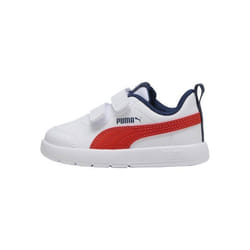 Basket Basse à Scratches Puma Courtflex V3 V inf - Blanc Fierce Rouge Bleu