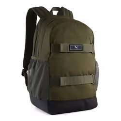PUMA Sac à dos de loisirs vert foncé pour femme et homme - Deck Backpack Dark Olive 316341