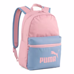 PUMA Sac à dos rose gris bleu pour fille et garçon - Phase CB Small Backpack S Poised Pink - Cool Blue 315330