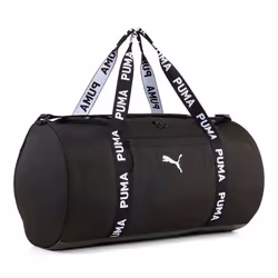 PUMA Sac de sport noir blanc pour femme - AT ESS Barrel Bag Puma Black 316340