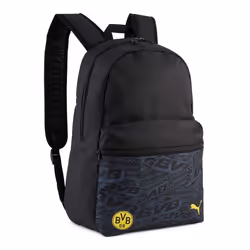 PUMA Sac à dos sport noir gris foncé pour femme et homme - BVB Culture Backpack Puma Black - Faster Yellow 317724