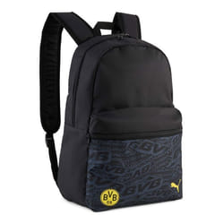 PUMA Sac à dos sport noir gris foncé pour femme et homme - BVB Culture Backpack Puma Black - Faster Yellow 317724
