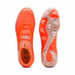 PUMA Future 9 Pro FG/AG Football Mâle Gris, Orange - Vue supplémentaire 4