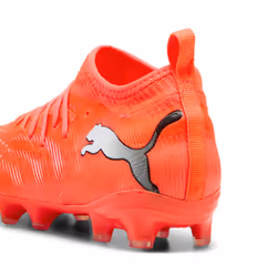 PUMA Future 9 Match FG/AG Jr Football Mâle Orange, Blanc - Vue supplémentaire 3