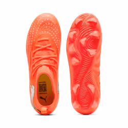 PUMA Future 9 Match FG/AG Jr Football Mâle Orange, Blanc - Vue supplémentaire 4