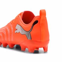PUMA Future 9 Play FG/AG Jr Football Mâle Orange, Blanc - Vue supplémentaire 3