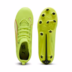 PUMA Ultra 6 Match FG/AG Jr Football Mâle Vert - Vue supplémentaire 4