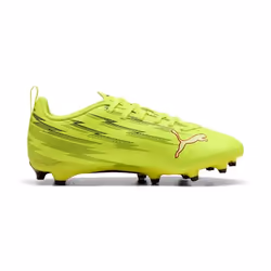 PUMA Ultra 6 Play FG/AG Jr Football Mâle Vert - Vue supplémentaire 5