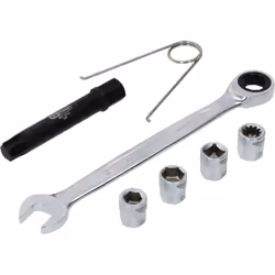 KS Tools Clé Mixte Spécifique Pour Étriers De Frein Wabco Et Knorr, 7 Pcs - Vue supplémentaire 2