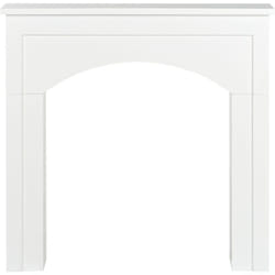 Beliani - Manteau de Cheminée en mdf Décoration de Salon Blanc Busselton