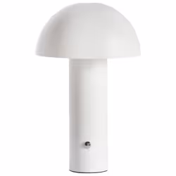 Lampe de table LED sans fil BOJO Avec variateur Métal Blanc