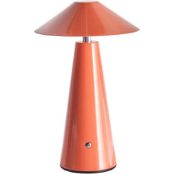 Beliani - Lampe de Table Moderne Minimaliste en Métal Fer led Sans Fil Intérieur Rouge Apayao