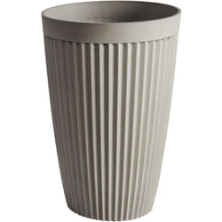 Beliani - Pot de Fleurs en Mélange de Pierre et Polyrésine 39 cm Intérieur Extérieur Mat Beige Kola
