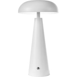 Beliani - Lampe de Table led Intérieur Moderne Portative Sans Fil avec Variateur d'Intensité en Métal Blanc Bocono