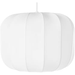 Beliani - Lampe Suspendue Moderne Plafonnier en Nylon Synthétique avec Abat-Jour Blanc Cabriales