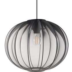 Beliani - Lampe Suspendue Design Moderne Plafonnier Abat-jour en Nylon Synthétique Noir Marieta