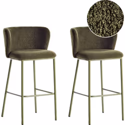 Ensemble de 2 tabourets de cuisine sans accoudoirs. Faites ressortir votre salle à manger avec cet élégant ensemble de chaise ...