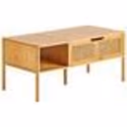 Table basse SURREY Bambou Naturel avec rangement