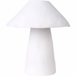 Lampe de table en papier mâché faite à la main. Cette lampe de table en papier mâché fabriquée à la main apporte une touche d ...