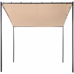Pavillon de jardin avec structure en acier. Installez cette tonnelle moderne dans votre jardin pour le transformer en une oas ...