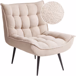 Chaise d'appoint sans accoudoirs. Découvrez le summum du confort et de l'esthétique avec ce fauteuil moderne sans accoudoirs. ...