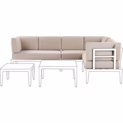 Housses de coussin pour ensemble de canapé. Améliorez votre ensemble de salon de jardin avec ces housses de coussin robustes, ...