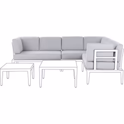 Housses de coussin pour ensemble de canapé. Améliorez votre ensemble de salon de jardin avec ces housses de coussin robustes, ...