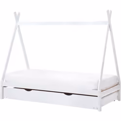 Lit gigogne moderne pour enfants. Créez un espace de couchage confortable pour vos enfants avec ce lit gigogne moderne. Fabri ...