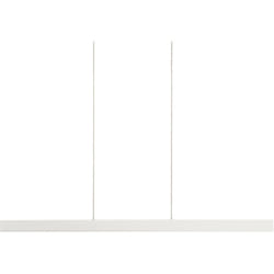 Beliani - Lampe Suspendue Moderne Lumière led Intégrée avec Abat-Jour en Bois d'Hévéa et Aluminium avec Télécommande Base en Fer Blanche Arenas