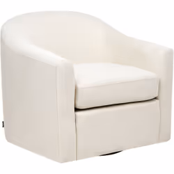 Fauteuil de salon rembourré. Aménagez votre salon avec ce fauteuil pivotant intemporel, conçu pour être à la fois confortable ...