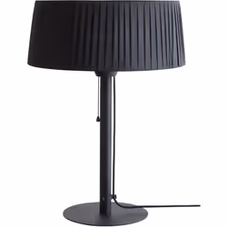 Chauffage de table. Cet élégant chauffage électrique halogène de terrasse est idéal pour les soirées fraîches en plein air. A ...