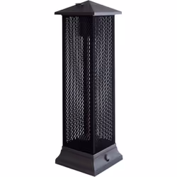 Chauffage de terrasse moderne à infrarouge. Idéal pour les nuits fraîches en extérieur, ce chauffage de terrasse électrique h ...