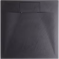 Receveur de douche carré avec effet pierre naturelle. Ce receveur de douche élégant allie résistance et design moderne. Fabri ...