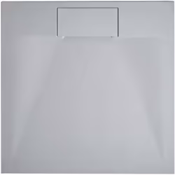 Receveur de douche carré avec effet pierre naturelle. Ce receveur de douche élégant allie résistance et design moderne. Fabri ...
