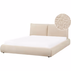 Cadre de lit rembourré de style contemporain. Rénovez votre chambre à coucher avec cet élégant lit de style contemporain. Tap ...