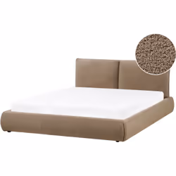 Cadre de lit rembourré de style contemporain. Rénovez votre chambre à coucher avec cet élégant lit de style contemporain. Tap ...