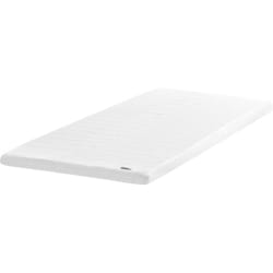 Beliani - Surmatelas Mousse de Gel 90 x 200 cm Blanc Frosty