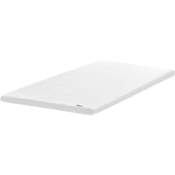 Surmatelas Mousse de Gel 140 x 200 cm Blanc Frosty